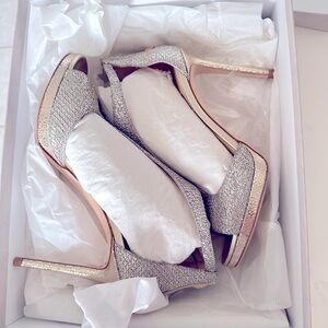 Jimmy Choo Wedding High Heels Lana 100 Champagne